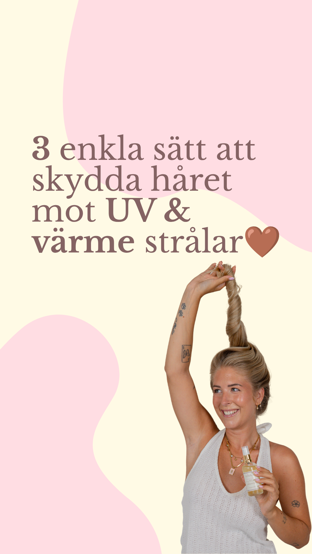 Skydda håret på stranden ☀️