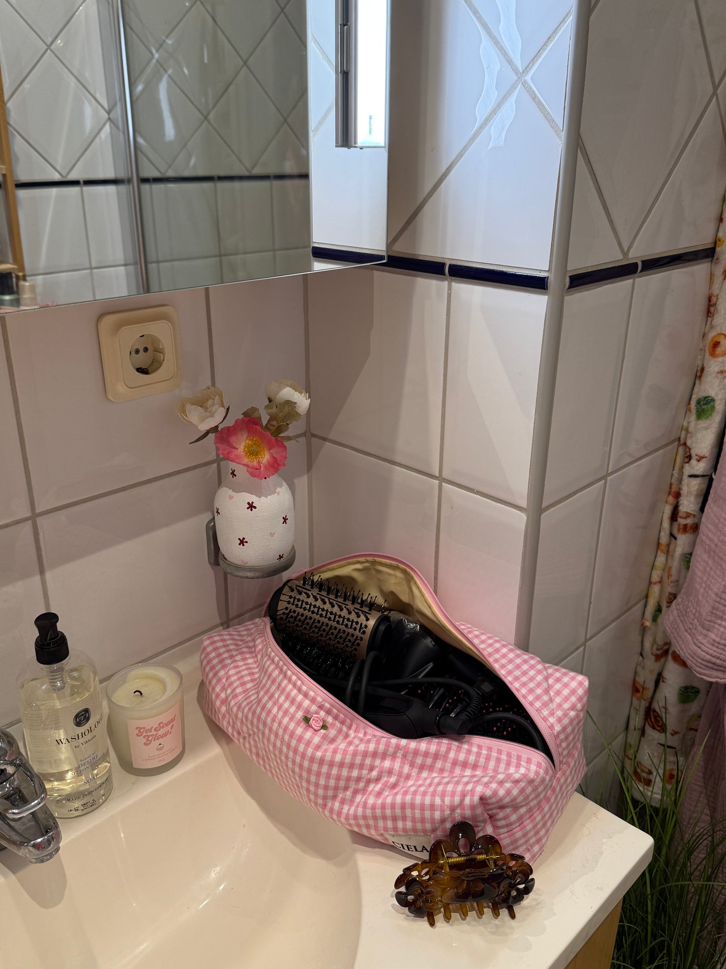 Hårverktyg necessär