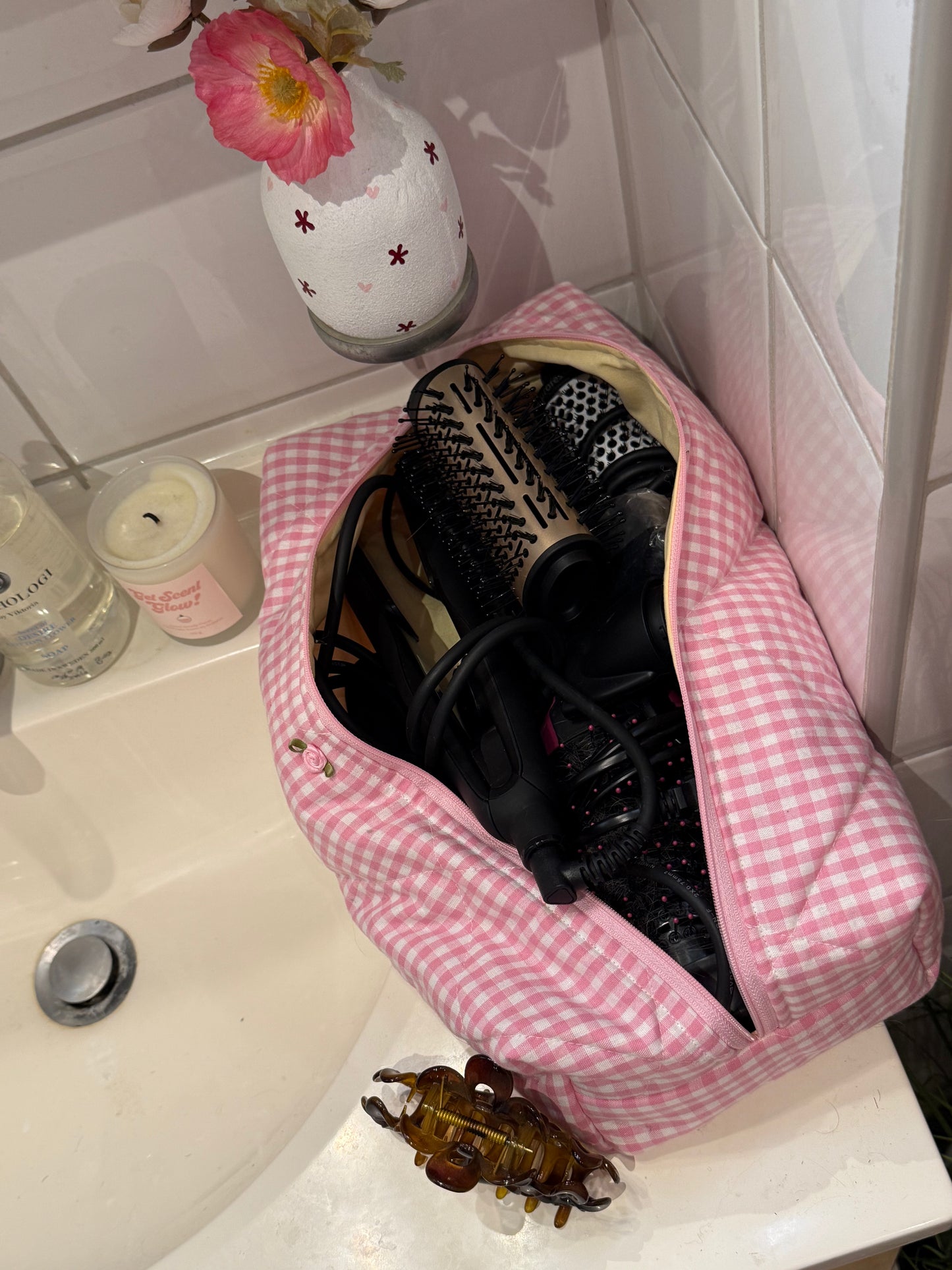 Hårverktyg necessär